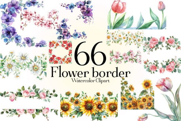 Flower Border Clipart: Your Secret Weapon for Elegant Design