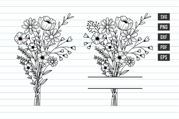 Flower Svg & Bouquet Designs for Modern Craft Projects