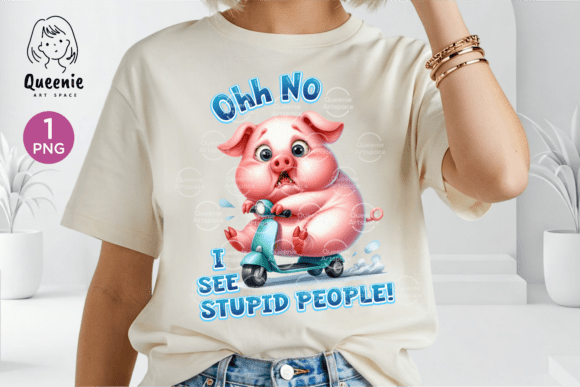 Oh No I See Stupid People, Funny Pig Png: A Designer's Guide to Humorous Assets