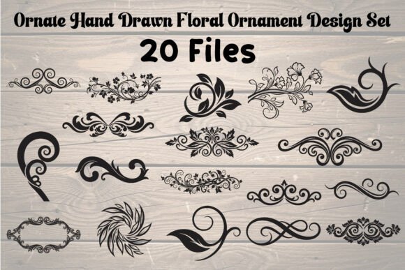 Timeless Elegance: Vintage Decorative Swirls & Flourishes