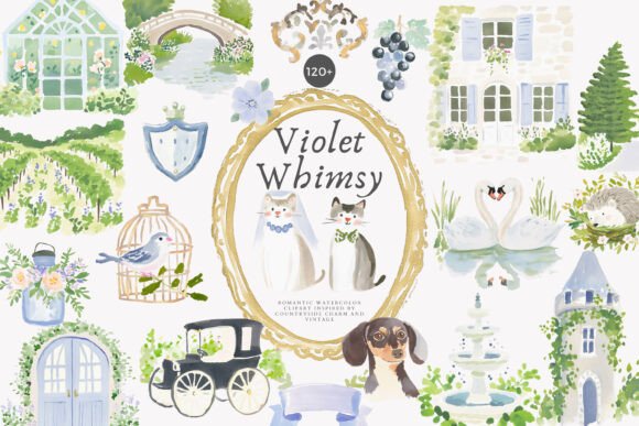Watercolor Clipart Cottagecore Set: A Guide to Whimsical Design