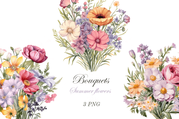 Watercolor Wildflowers Bouquets: A Fresh Take on Floral Design